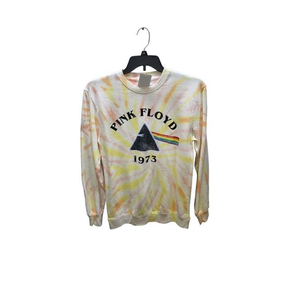 NWT Tie Dye Pink Floyd Crewneck Size Small** COMFY!! BRIGHT!! - Picture 1 of 3
